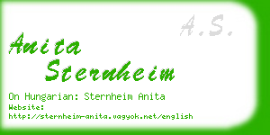 anita sternheim business card